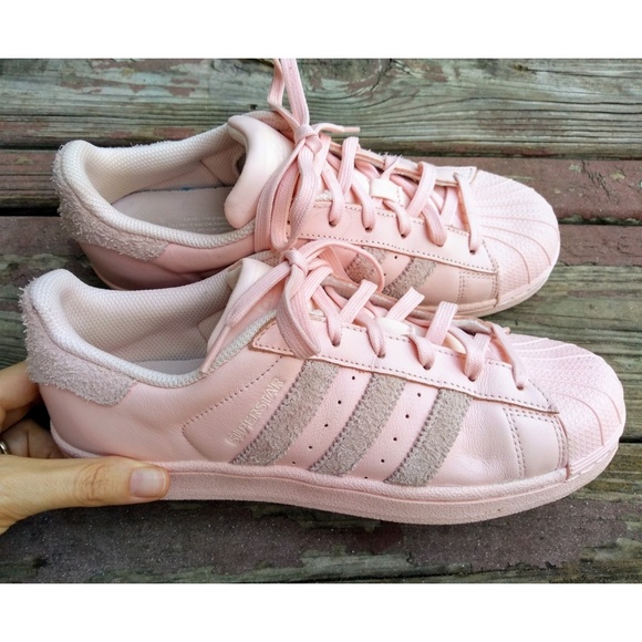 Adidas Superstar Icy Icey Pink Leather Sneakers - Picture 2 of 7